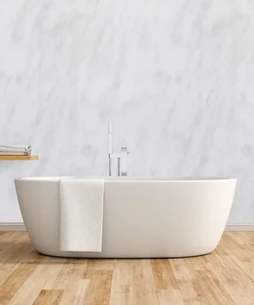 light grey marble Bathroom Cladding