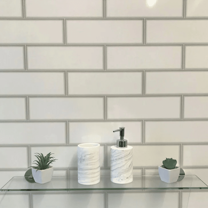 metro tileWet Wall Panels 3 Sided Kit