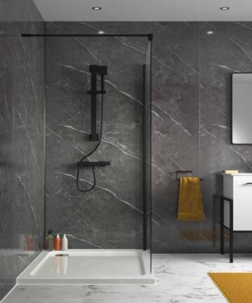 pietra anthracite bathroom cladding