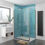 aqua blue Wet Wall Panels 3 Sided kit