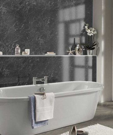 Black marble Bathroom cladding