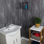 retro metallic Wet Wall Panels 3 Sided Kit
