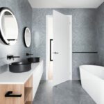 smoked sensa Wet Wall Panels 3 Sided Kit
