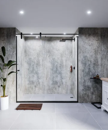 weather stone Wet Wall Panels 2 Sided Kit