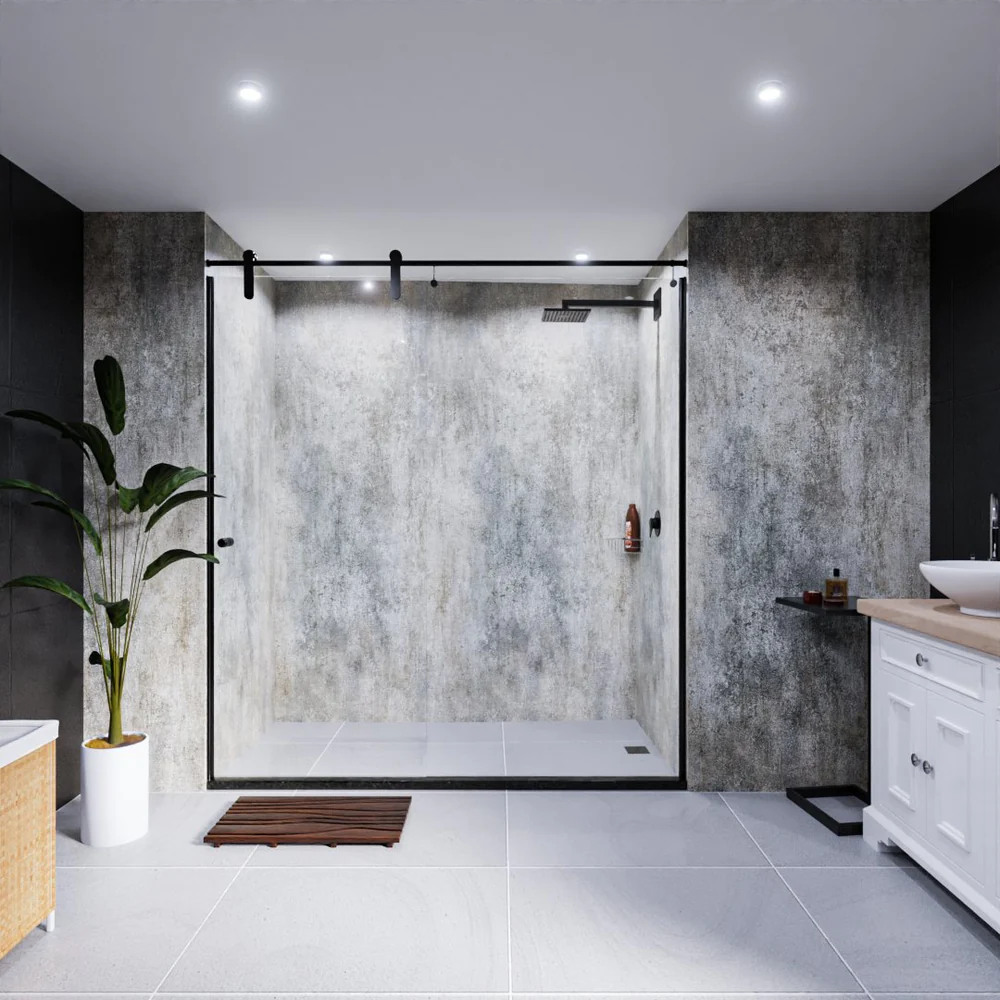 weather stone Wet Wall Panels 2 Sided Kit